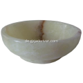 Moderne runde Form weiße Jade Waschbecken für Eitelkeit